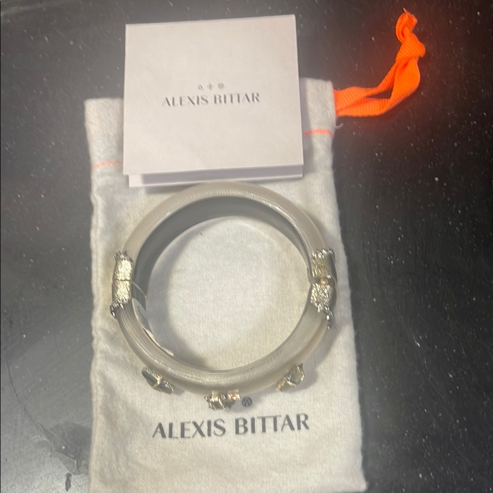 Alexis Bittar Silver Tone Bracelet Set